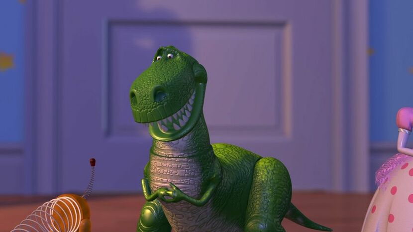Помните этого динозавра из «Истории игрушек»?