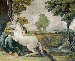Изначально у героини на картине Рафаэля «Дама с единорогом» был не единорог, а вполне обыкновенное животное. Какое?