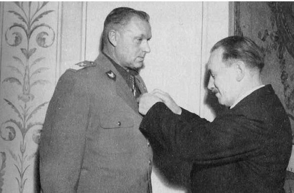 Звание маршала СССР Константину присвоили в 1944 году. А в 1949 он стал маршалом ещё одной страны. Какой?