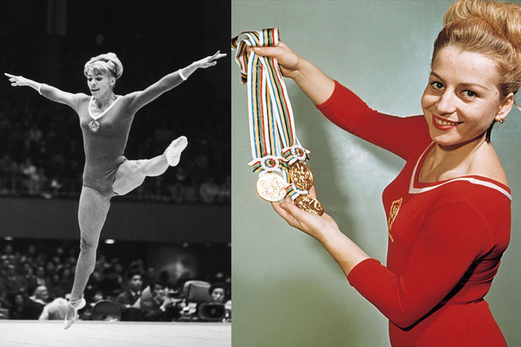 Советская гимнастка, девятикратная олимпийская чемпионка