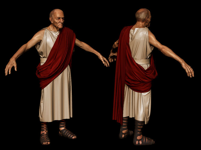 Верхняя одежда граждан древнего Рима, как она называлась?