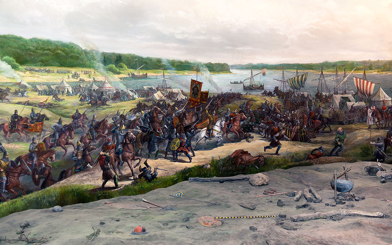В каком году состоялась Невская битва?
