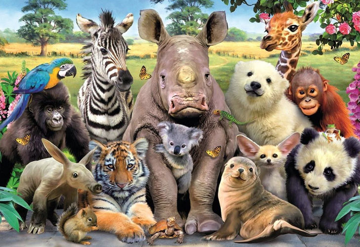 Какое из этих животных не находится на грани вымирания?