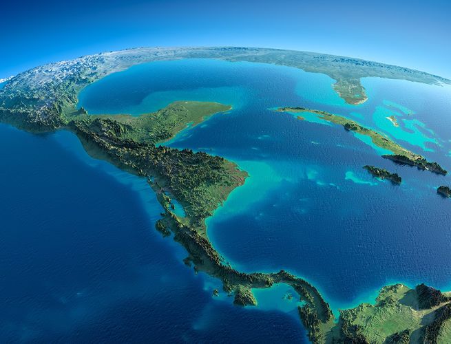 Какая из перечисленных стран находится в Центральной Америке?