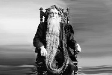 Правда ли, что циркач Ганс Лангсет, обладатель самой длинной бороды в мире (5м 33см), умер, наступив на нее?
