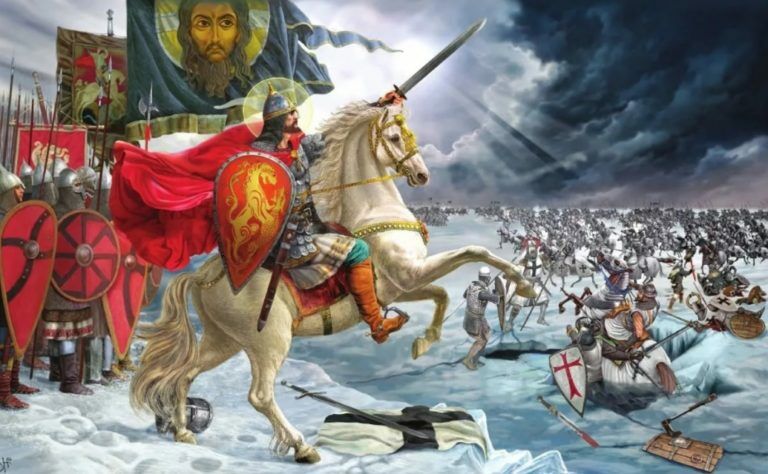 Какие святые «помогали» Александру перед Невской битвой как знак поддержки молодого князя в битве со шведами?