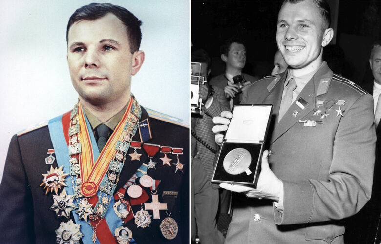 Какое воинское звание имел Юрий Гагарин?  
