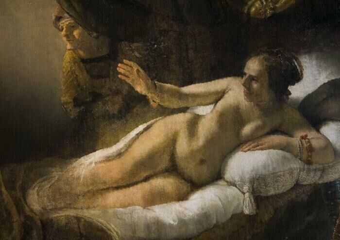 Один из шедевров коллекции Эрмитажа — «Даная» Рембрандта. Летом 1985 г. с картиной произошла трагическая история, потрясшая весь мир. Что случилось?