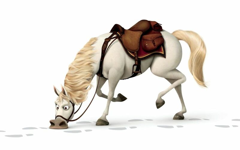 Помните этого коня из мультфильма «Рапунцель: Запутанная история»?