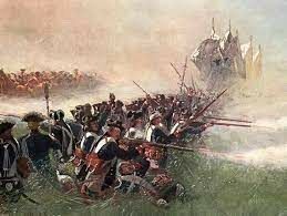 В котором часу подошла армия Пруссии?