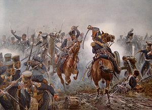 Какую отчаянную попытку предпринял Наполеон в решающий момент сражения?