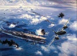 Сколько всего японских кораблей было у Мидуэя?