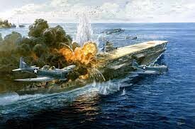На сколько частей были разделены силы японского флота?