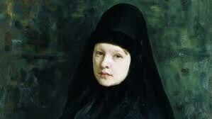   Кто позировал Илье Репину для его картины «Монахиня»?