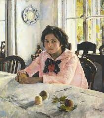 После написания портрета дочери мецената Мамонтова В. Серов получил множество заказов. Как называлась та картина? 