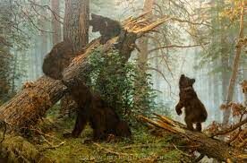 В каком музее выставлена знаменитая картина Ивана Ивановича Шишкина «Утро в сосновом лесу»?