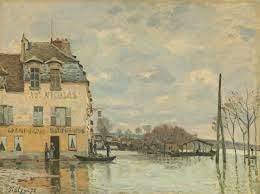 В каком музее выставлена картина «Наводнение в Порт-Марли», которую написал Альфред Сислей?