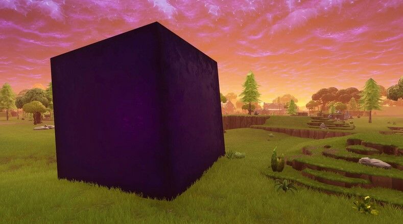 Куда делся фиолетовый куб?