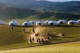 Назовите страны, с которыми граничит Монголия.