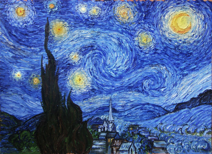 «Звёздная ночь» — одна из наиболее известных картин в мире. Назовите её автора.