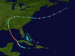 Как назвали мощнейший ураган, наблюдавшийся в 1969 году в бассейне Атлантического океана?