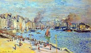 Какая из картин Клода Моне изображает старый порт Гавра?